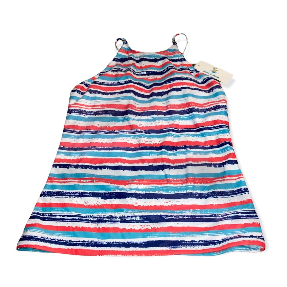Beachsissi striped tankini top size Small
